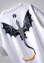 Inferno Dragon Off White Oversized T-shirt - Boxy Fit Design
