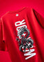 Dragon Ronin Fire Red Oversized Boxy Fit T-shirt for Stylish Comfort