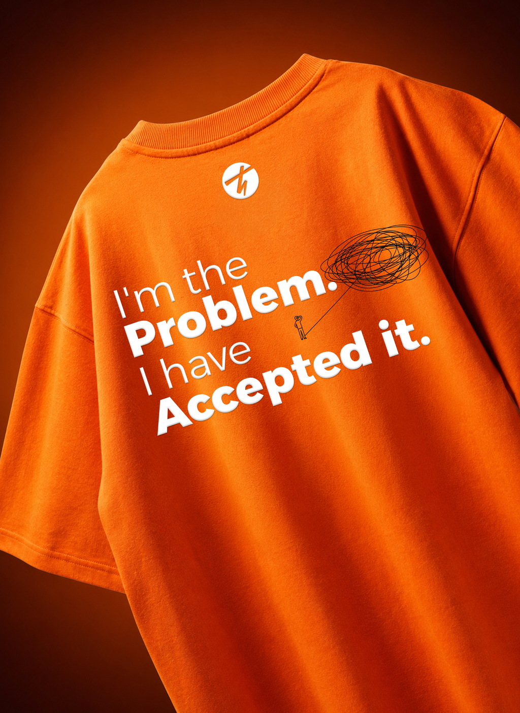 I'm The Problem. I Have Accepted It.Oversized Boxy Fit T-Shirt