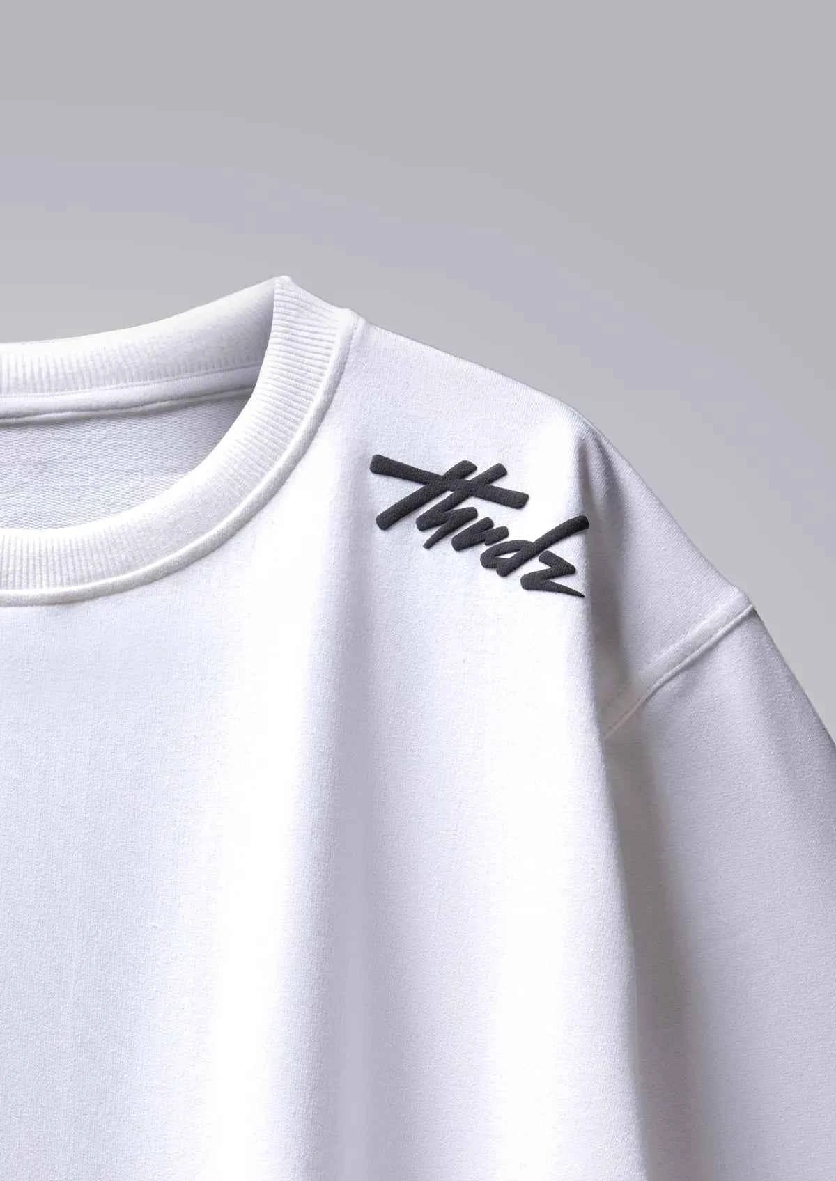 Inferno Dragon Off White Oversized T-shirt - Boxy Fit Design