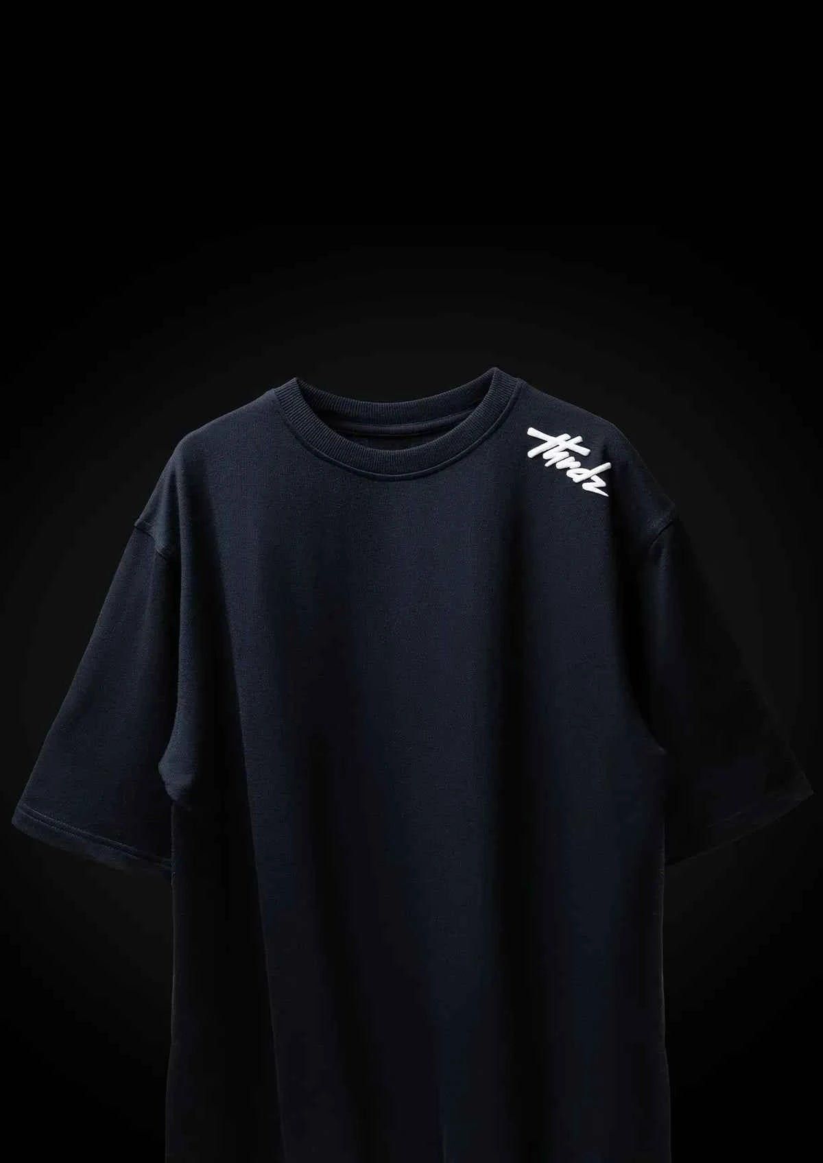 King of Depths Alligator Oversized Boxy Fit Black T-shirt for Ultimate Style