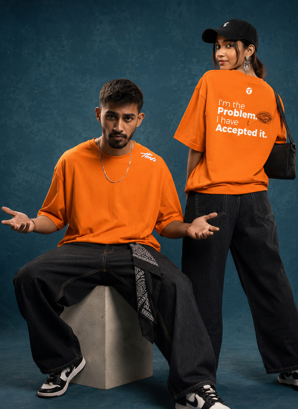 I'm The Problem. I Have Accepted It.Oversized Boxy Fit T-Shirt