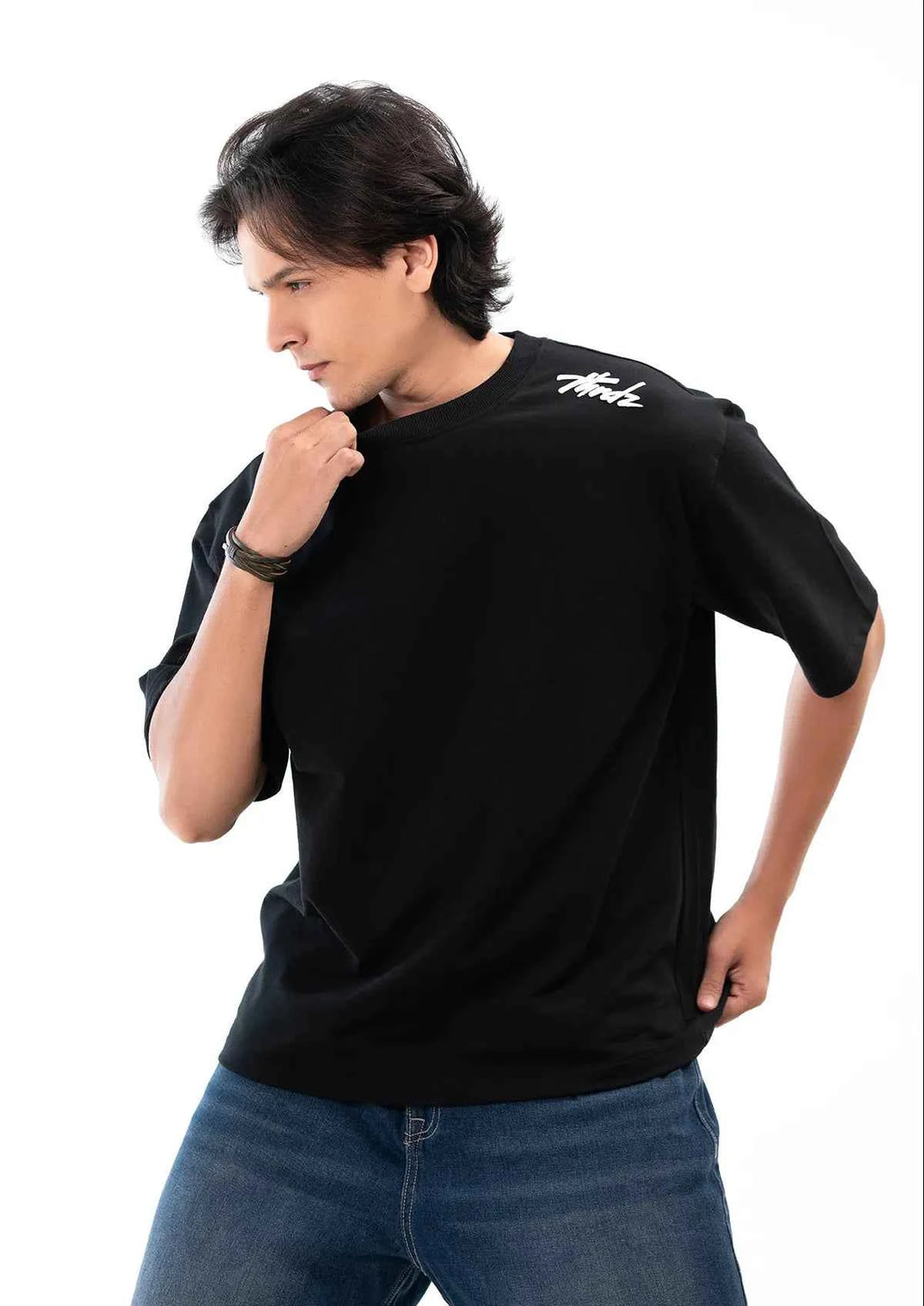 King of Depths Alligator Oversized Boxy Fit Black T-shirt for Ultimate Style