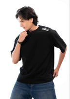 King of Depths Alligator Oversized Boxy Fit Black T-shirt for Ultimate Style